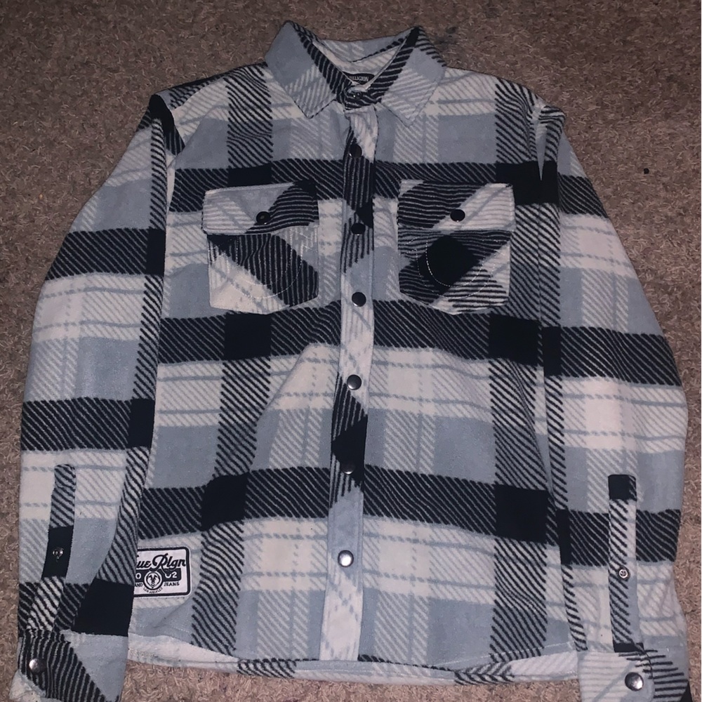 True Religion Plaid Button-Up Shirt